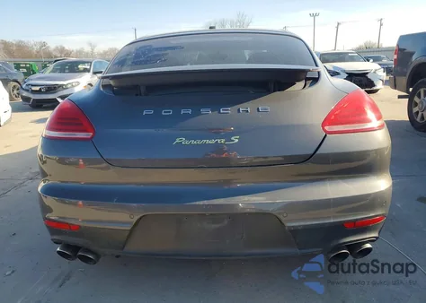 2014 Porsche Panamera S Hybrid z USA, uszkodzony, nr VIN WP0AD2A75EL044257